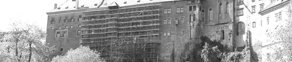 Projekt rekonstrukce fasády na zámku Český Krumlov